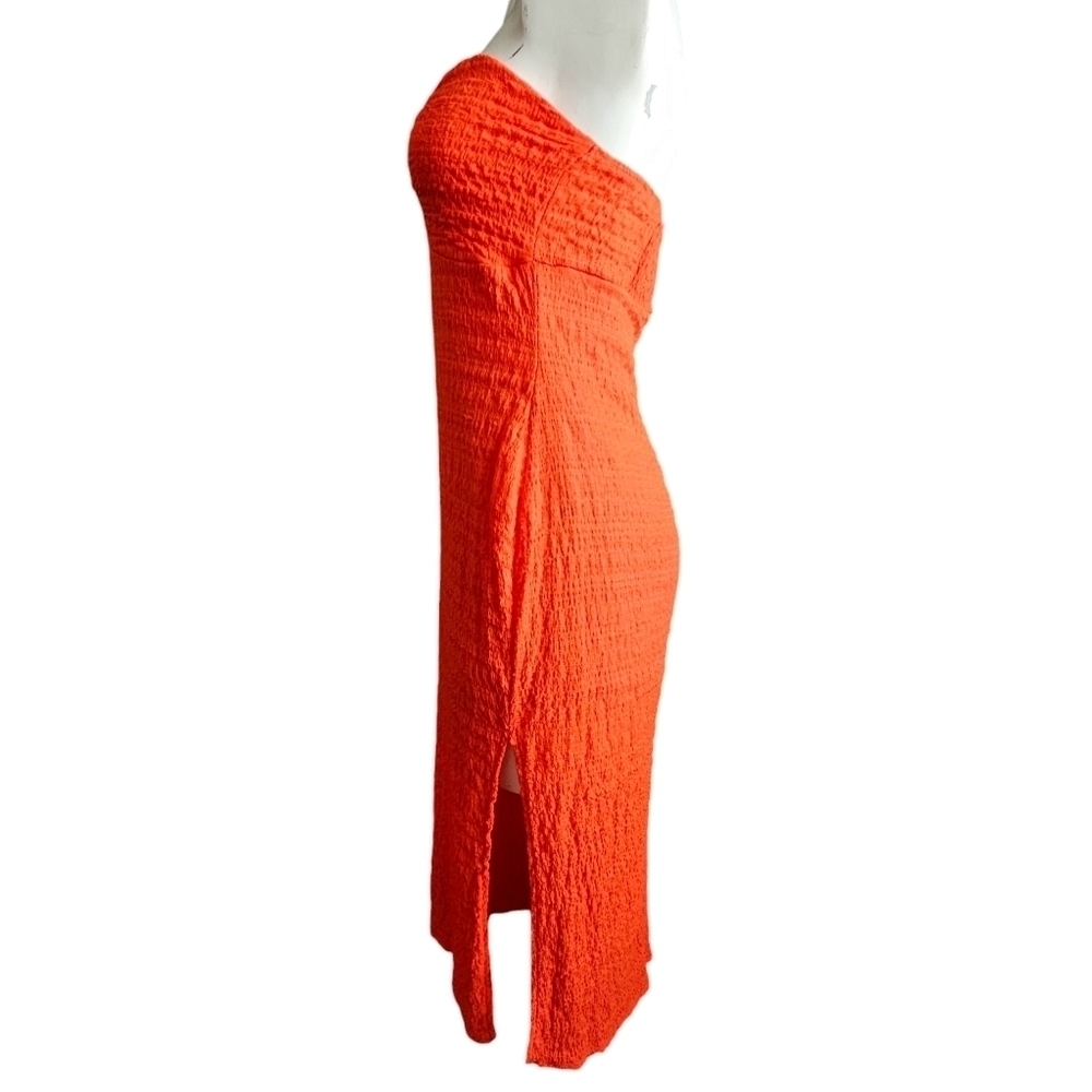 No Comment Womens Strapless Midi Dress Sz Large NWT - Picture 2 of 9